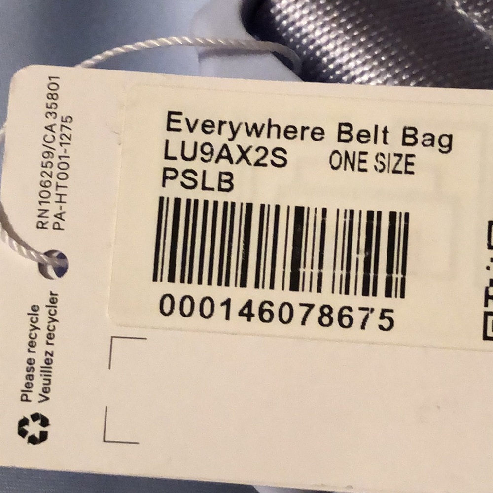 Lululemon Everywhere Belt Bag Lavender 1L —#039 - Picture 5 of 6